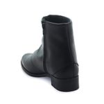 Bota Cano Baixo Saint-Paul Couro Preto 