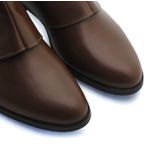 Bota Cano Baixo Saint-Paul Couro chocolate