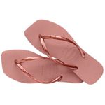 Chinelo Havaianas Slim Square - Rosa Crocus