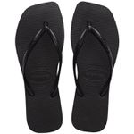 Chinelo Havaianas Slim Square - Preto