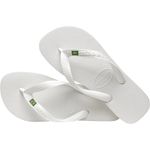 HAVAIANAS BRASIL (37/46) - BRANCO 0001 - CX 12 PARES