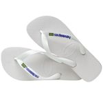 Chinelo Havaianas Brasil Logo Branco