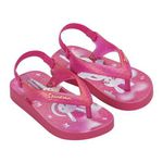 Chinelo Ipanema Baby BE694 - Rosa Perolado com Estampa de Bailarinas