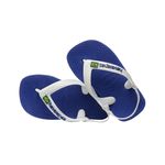 Chinelo Havaianas Baby Brasil - Azul Naval/Branco
