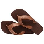 Chinelo Havaianas Hybrid Be - Café