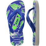 Chinelo Havaianas Top Kid's Athletic - Branco/Azul