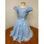 Vestido Villa Lele Azul Bebê