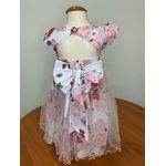 Vestido Menina Bonita Branco Florido