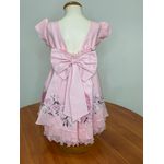 Vestido Menina Bonita Rosa com Laços
