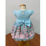Vestido Caracoles Ciano