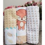 Kit Cueiro Manta com 3 Peças