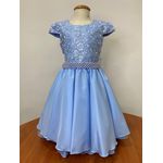 Vestido Bambina Azul