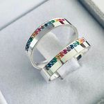 Par De Alianças Em Prata 950