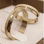 Par de Alianças em ouro 18K