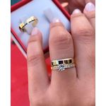 Par de Alianças em ouro 18K