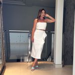 Conjunto saia e cropped Emma BRANCO