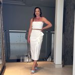 Conjunto saia e cropped Emma BRANCO