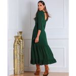 Vestido midi fluido boho Anames