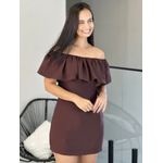 Vestido Zoe Marrom