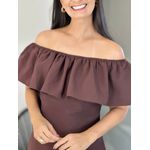 Vestido Zoe Marrom