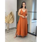 Vestido Alexandra Terracota