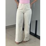CALÇA WIDE-LEG CRU
