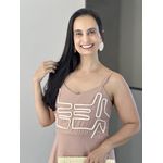 VESTIDO THAINA MARROM