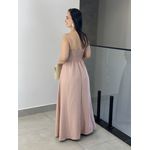 VESTIDO THAINA MARROM