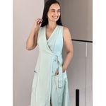 VESTIDO CELESTE VERDE