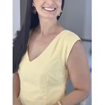 VESTIDO VERIDIANA AMARELO