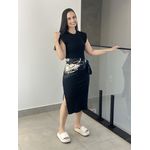 VESTIDO MUSCLE TEE PRETO