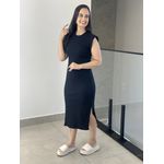 VESTIDO MUSCLE TEE PRETO