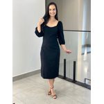 VESTIDO SONIELE PRETO