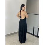 VESTIDO PLISSADO PRETO