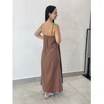 VESTIDO SCARLET MARROM