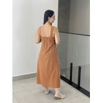 VESTIDO AURELIA MARROM