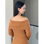 Blusa Tricot Alice Caramelo