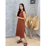 Vestido Betânia Marrom
