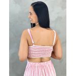 Vestido Helen Listrado Pink