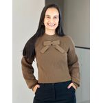 Blusa Tricot Lolla Marrom
