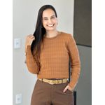 Blusa Tricot Luara Caramelo