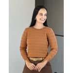 Blusa Tricot Luara Caramelo
