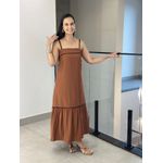 Vestido Meire Marrom