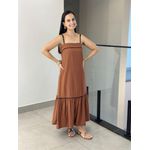 Vestido Meire Marrom