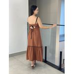 Vestido Meire Marrom