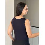 Blusa Tricot Nuvem Preto