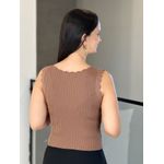 Blusa Tricot Nuvem Marrom