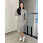 Vestido Samia Cinza