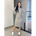 Vestido Samia Cinza