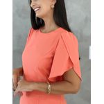 Vestido Tulipa Coral
